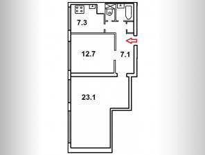 Продажа 2-к. кв. 54 кв.м, Красногвардейский, СПб
