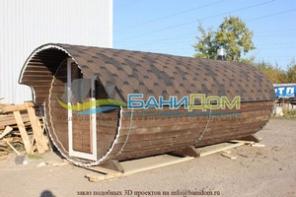 Бани бочки овальные эксклюзив