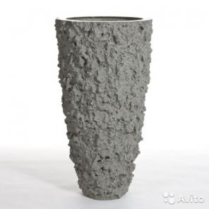 Кашпо vase buoy lava grey, D62xH110