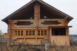 Дом из бревна(от 25 см.) Самовывоз.