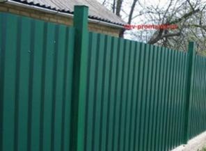 Заборы из профлиста, сетки, поликарбоната
