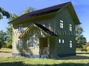 Дома и бани из бруса, Каркасно-щитовые дома