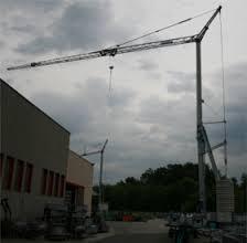 Быcтромoнтируемый (самоpаcкладной) башенный кран Vicario OMV 320