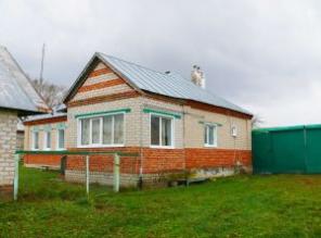 Кирпичный дом с участком 73 сотки в с. Дубовое Чаплыгинского района Липецкой области